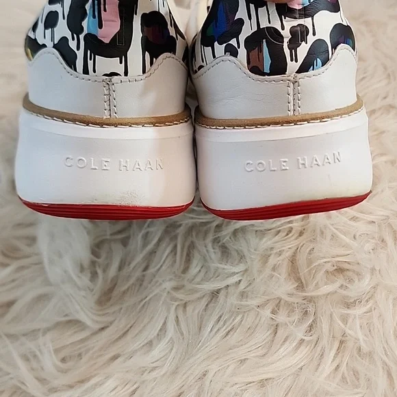 Cole Haan Women's GrandPro Topspin Sneakers White/Graffiti, Size 9B - Picture 11 of 17